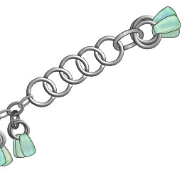 Chain and Miyuki Long Drop Bracelet Instructions